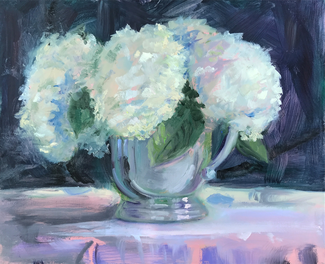 White Hydrangeas